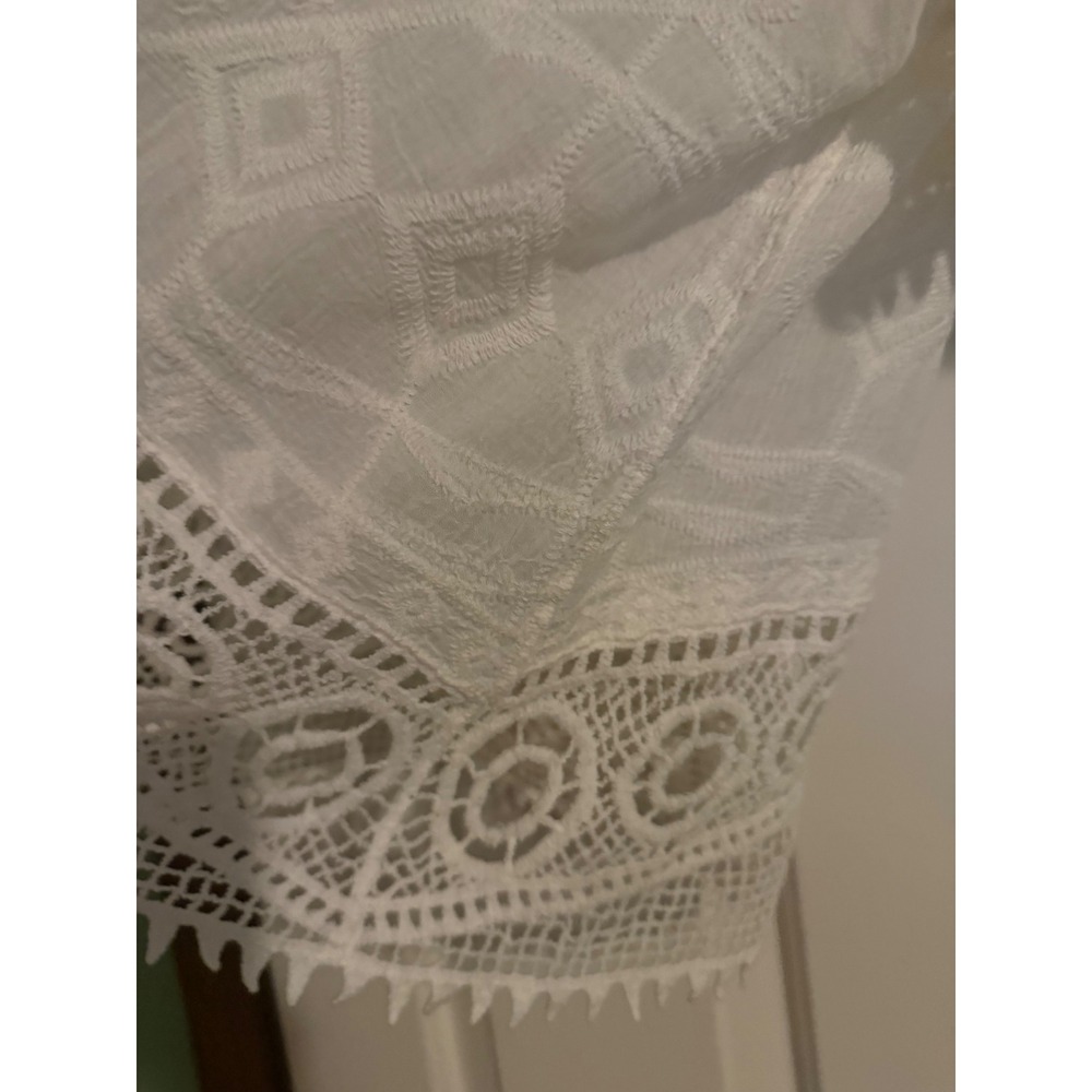ULTRA PINK size OS white crochet lace top - Picture 3 of 6